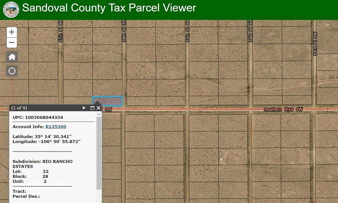 0.53 Acres of Land for Sale in Rio Rancho, New Mexico
