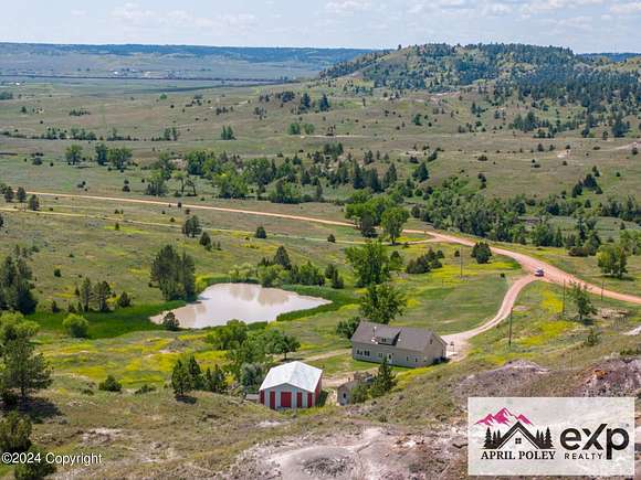 39.3 Acres of Agricultural Land with Home for Sale in Rozet, Wyoming