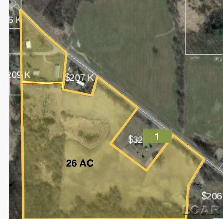26.4 Acres of Agricultural Land for Sale in Manitou Beach, Michigan