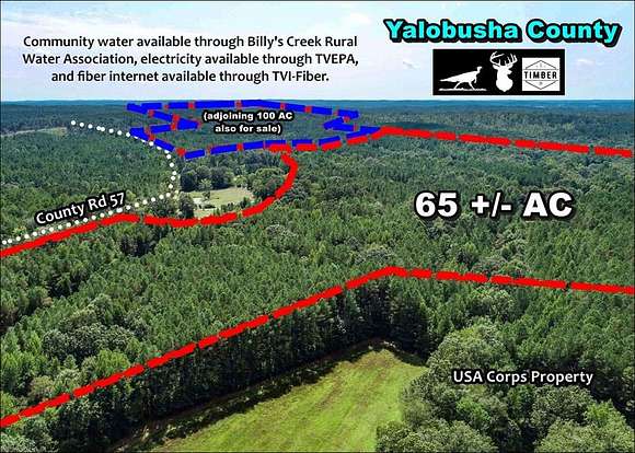 65 Acres of Land for Sale in Water Valley, Mississippi