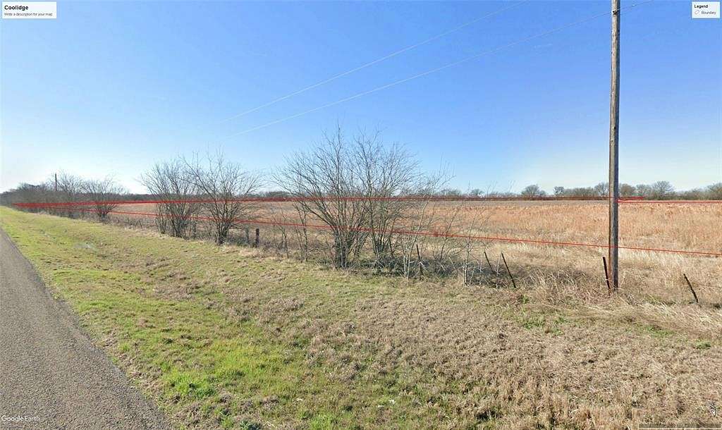 13 Acres of Land for Sale in Coolidge, Texas