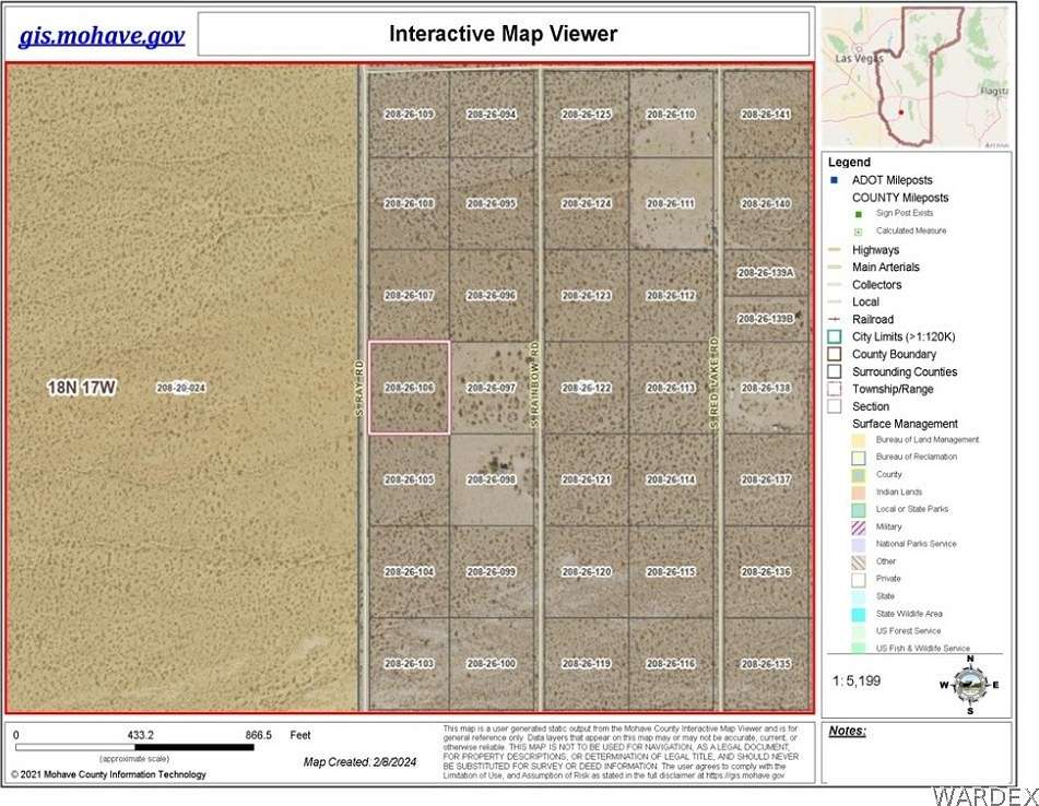 2.2 Acres of Land for Sale in Yucca, Arizona