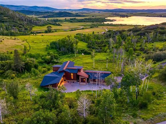 38.6 Acres of Land with Home for Sale in Steamboat Springs, Colorado