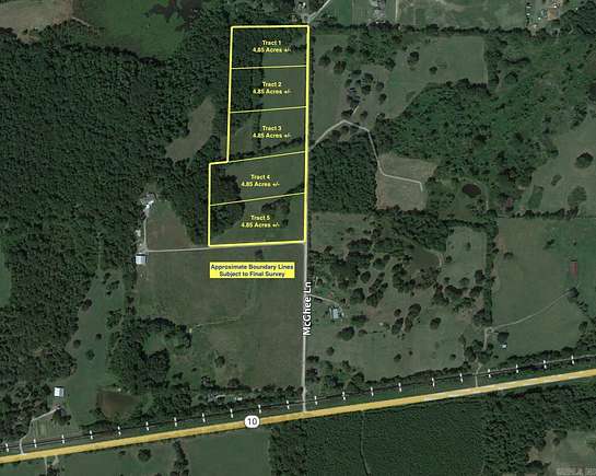 24.3 Acres of Land for Sale in Perry, Arkansas