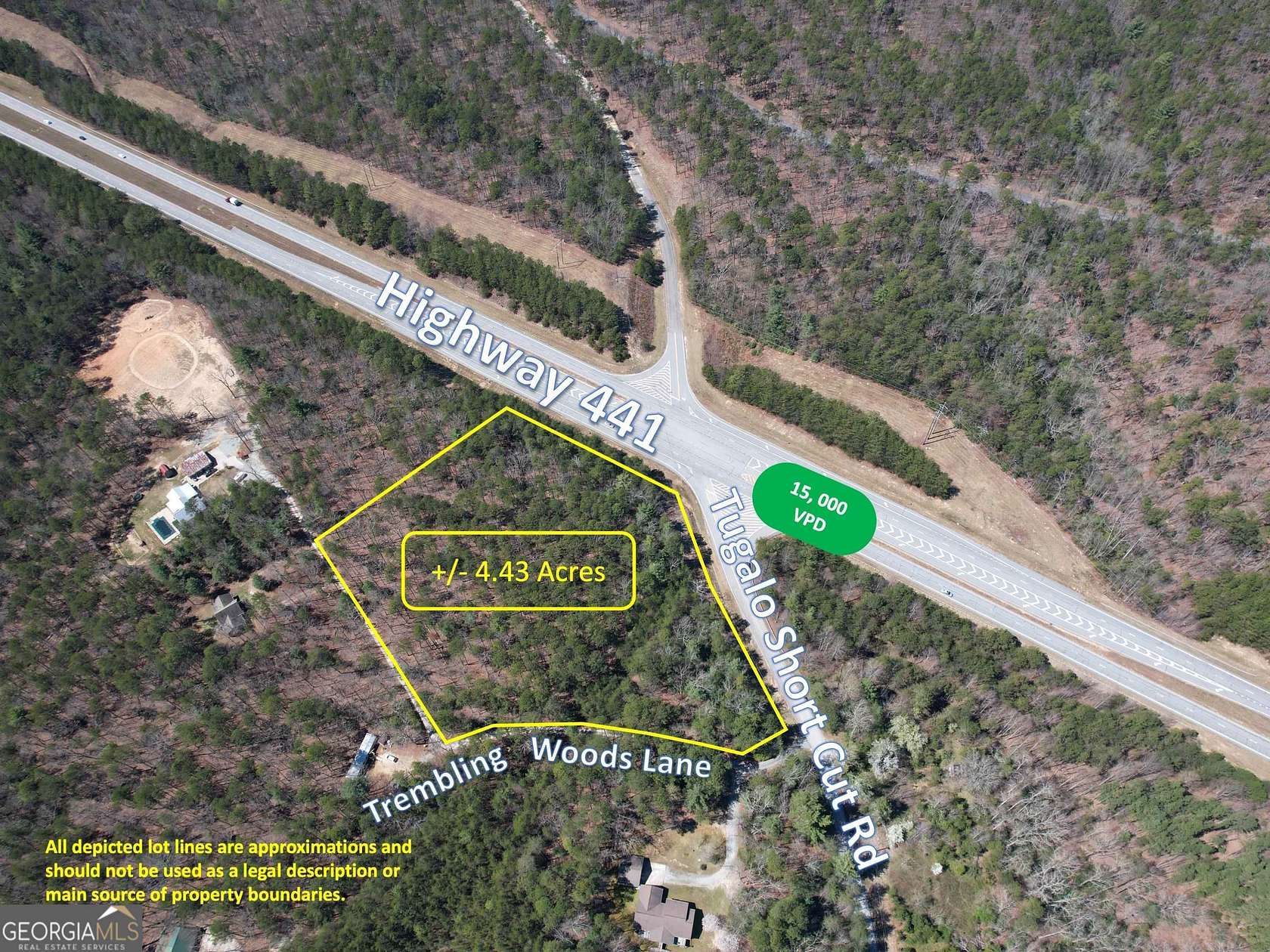 4.4 Acres of Commercial Land for Sale in Clarkesville, Georgia