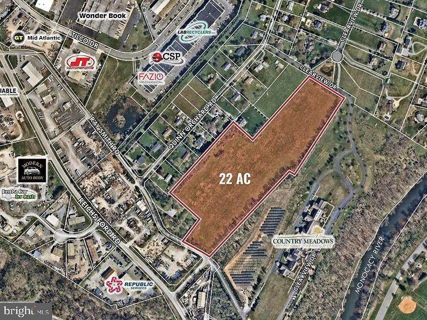 22 Acres of Land for Sale in Frederick, Maryland