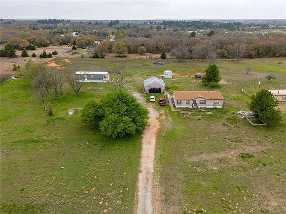 4.9 Acres of Residential Land with Home for Sale in Shawnee, Oklahoma