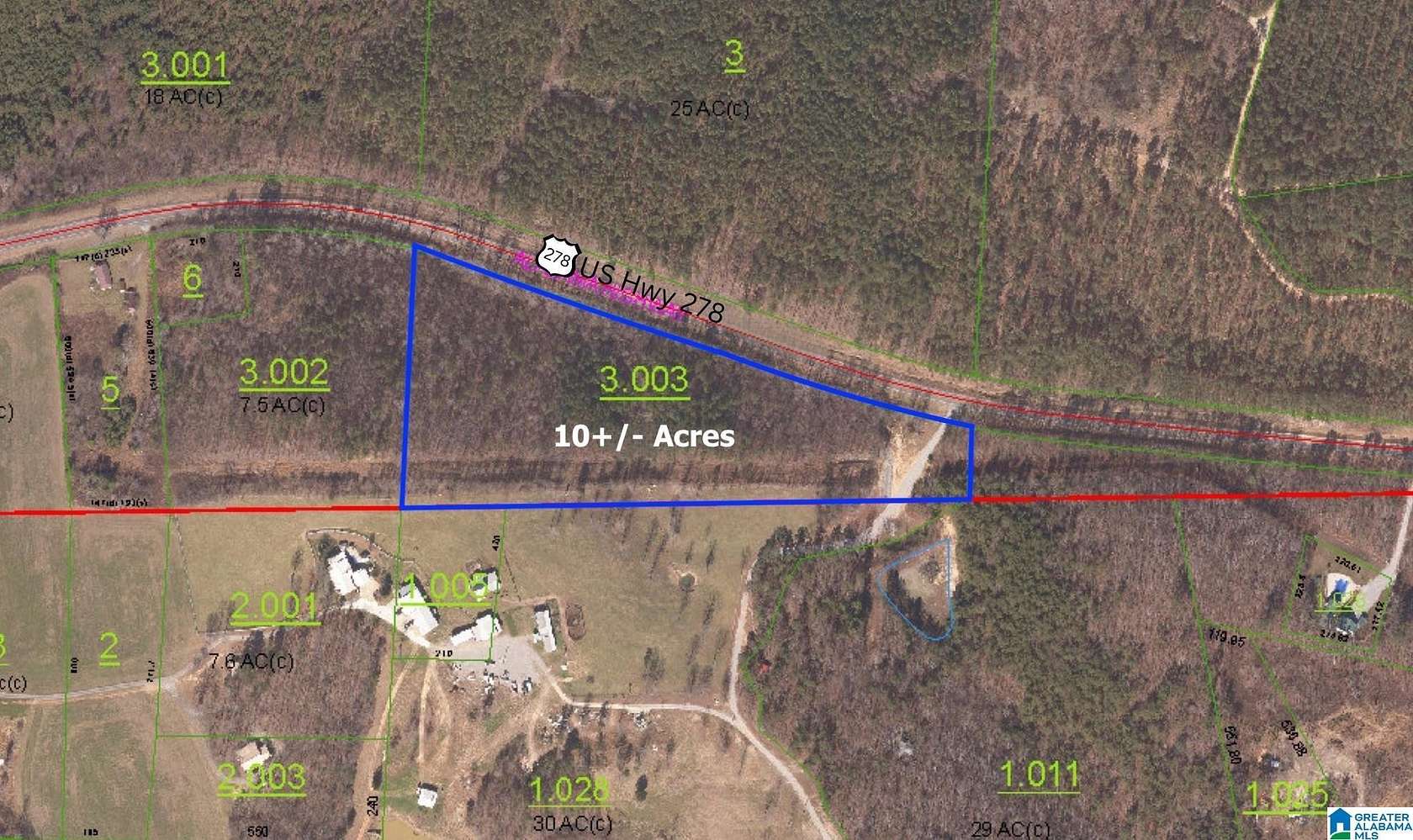 10 Acres of Land for Sale in Piedmont, Alabama