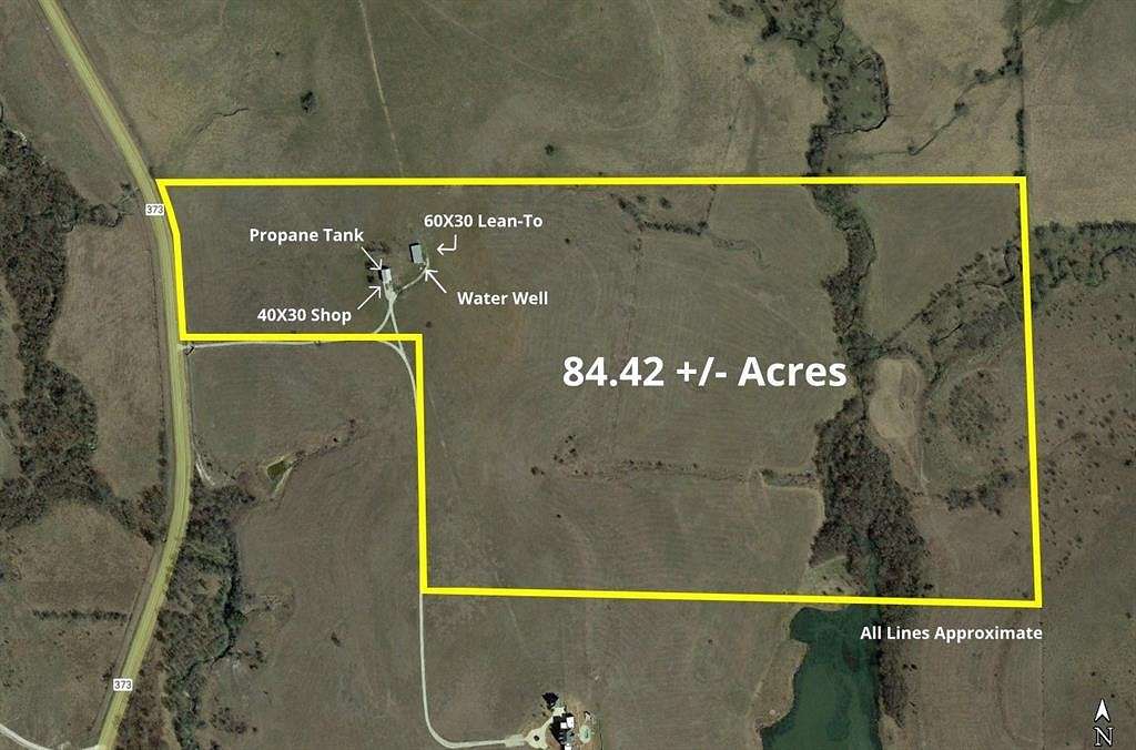 84 Acres of Land for Sale in Muenster, Texas