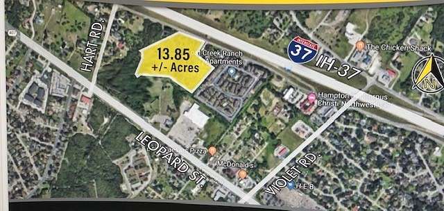 13.9 Acres of Land for Sale in Corpus Christi, Texas