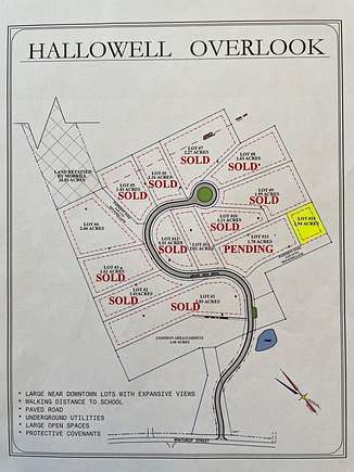 1.9 Acres of Residential Land for Sale in Hallowell, Maine