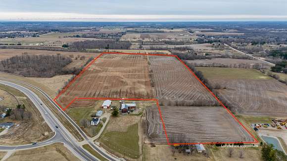 52.2 Acres of Agricultural Land for Sale in Hortonville, Wisconsin