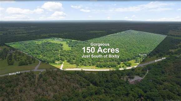 150 Acres of Land for Sale in Mounds, Oklahoma