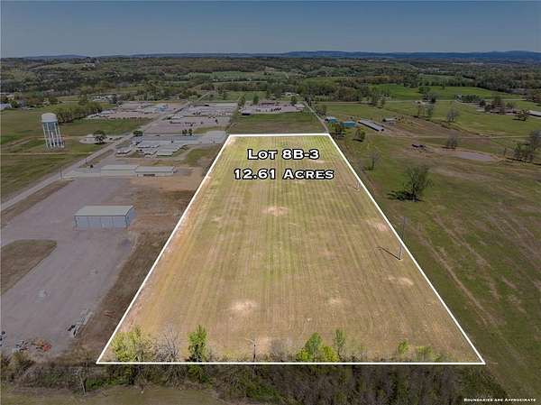 12.6 Acres of Commercial Land for Sale in Mulberry, Arkansas