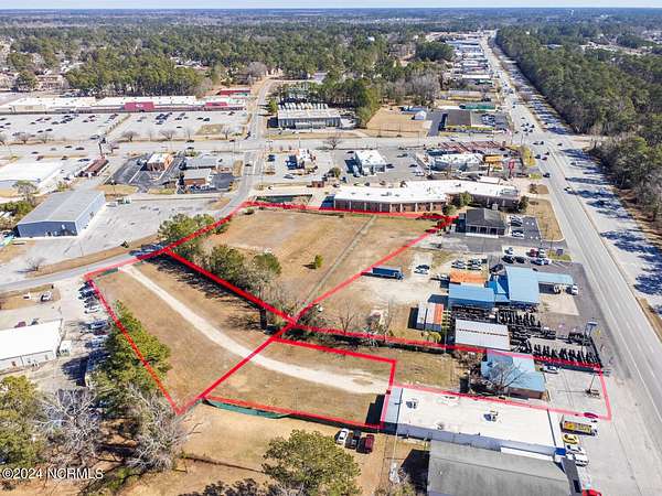 2.8 Acres of Improved Mixed-Use Land for Sale in Jacksonville, North Carolina