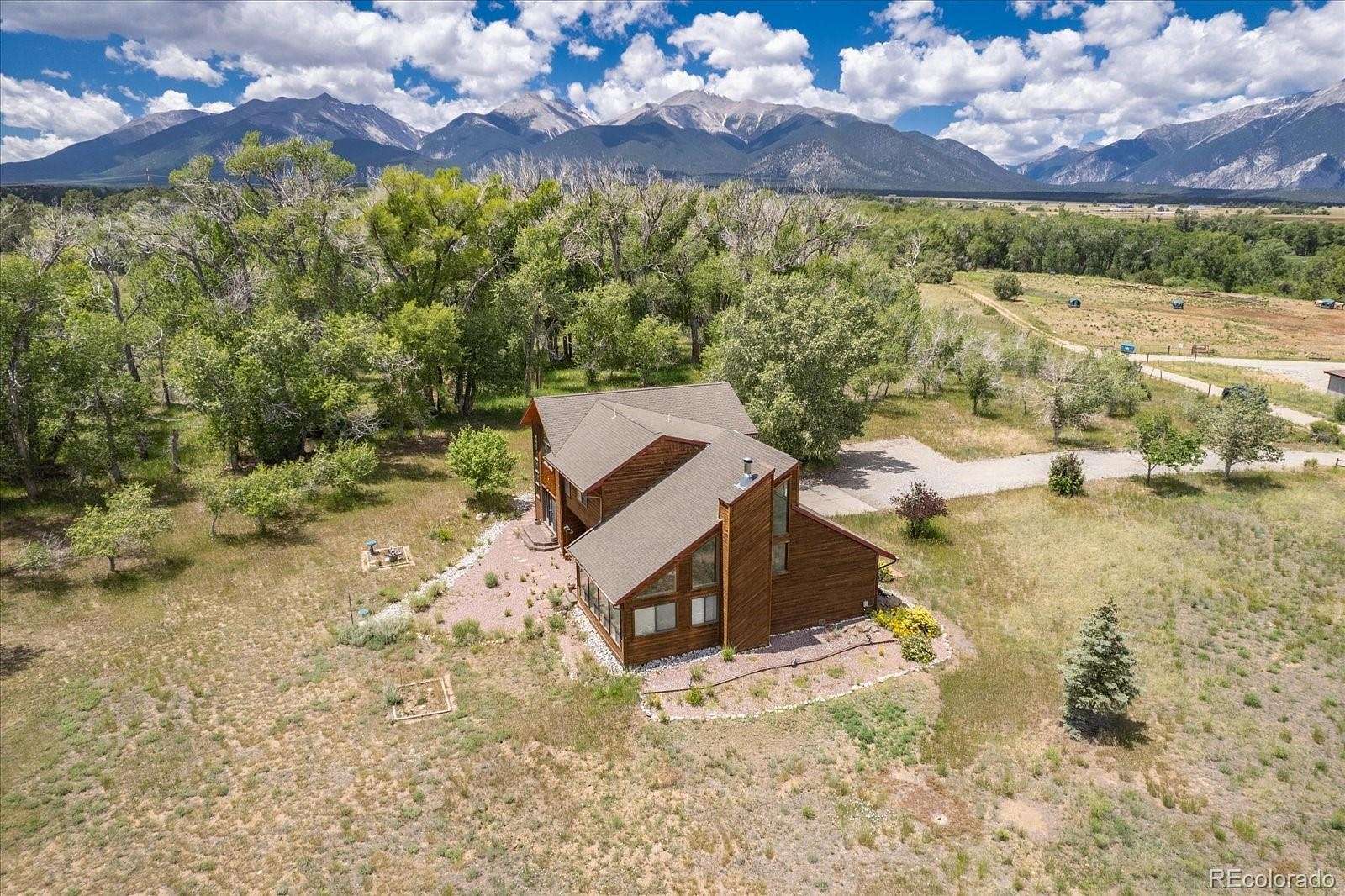 5 Acres of Residential Land with Home for Sale in Nathrop, Colorado