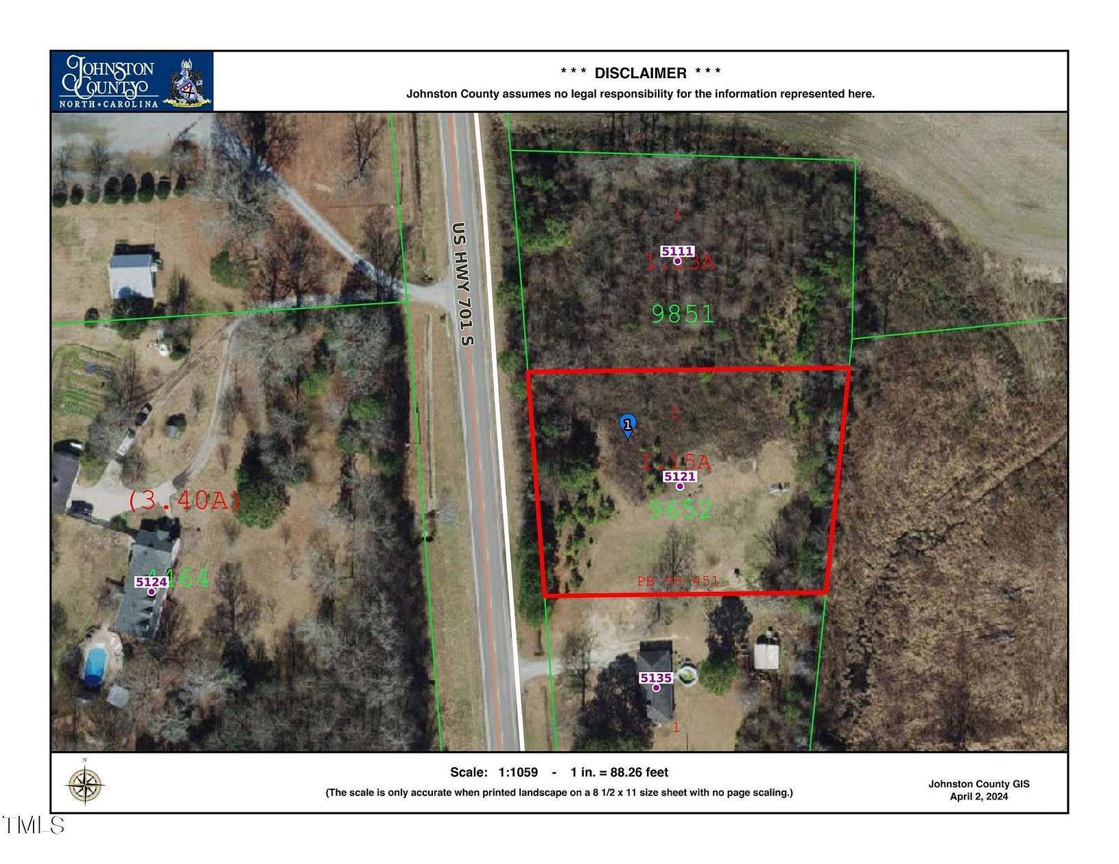 1.2 Acres of Land for Sale in Four Oaks, North Carolina