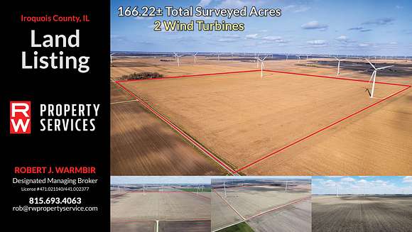 166 Acres of Recreational Land & Farm for Sale in Herscher, Illinois