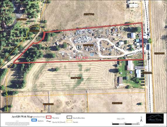 4.3 Acres of Residential Land with Home for Sale in Chewelah, Washington