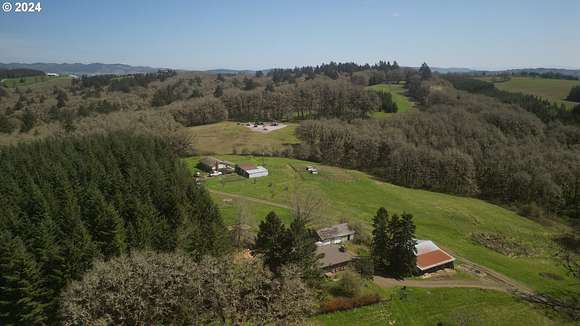 51.5 Acres of Agricultural Land with Home for Sale in Dallas, Oregon