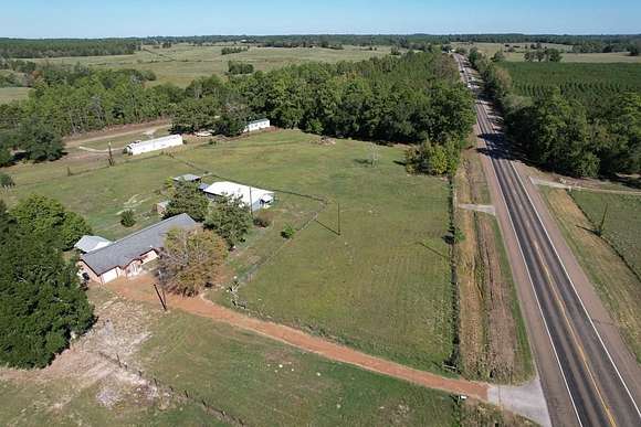 5.6 Acres of Residential Land with Home for Sale in Lovelady, Texas