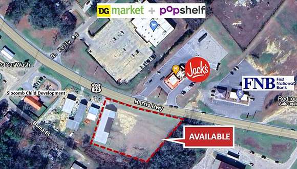 2 Acres of Commercial Land for Sale in Slocomb, Alabama