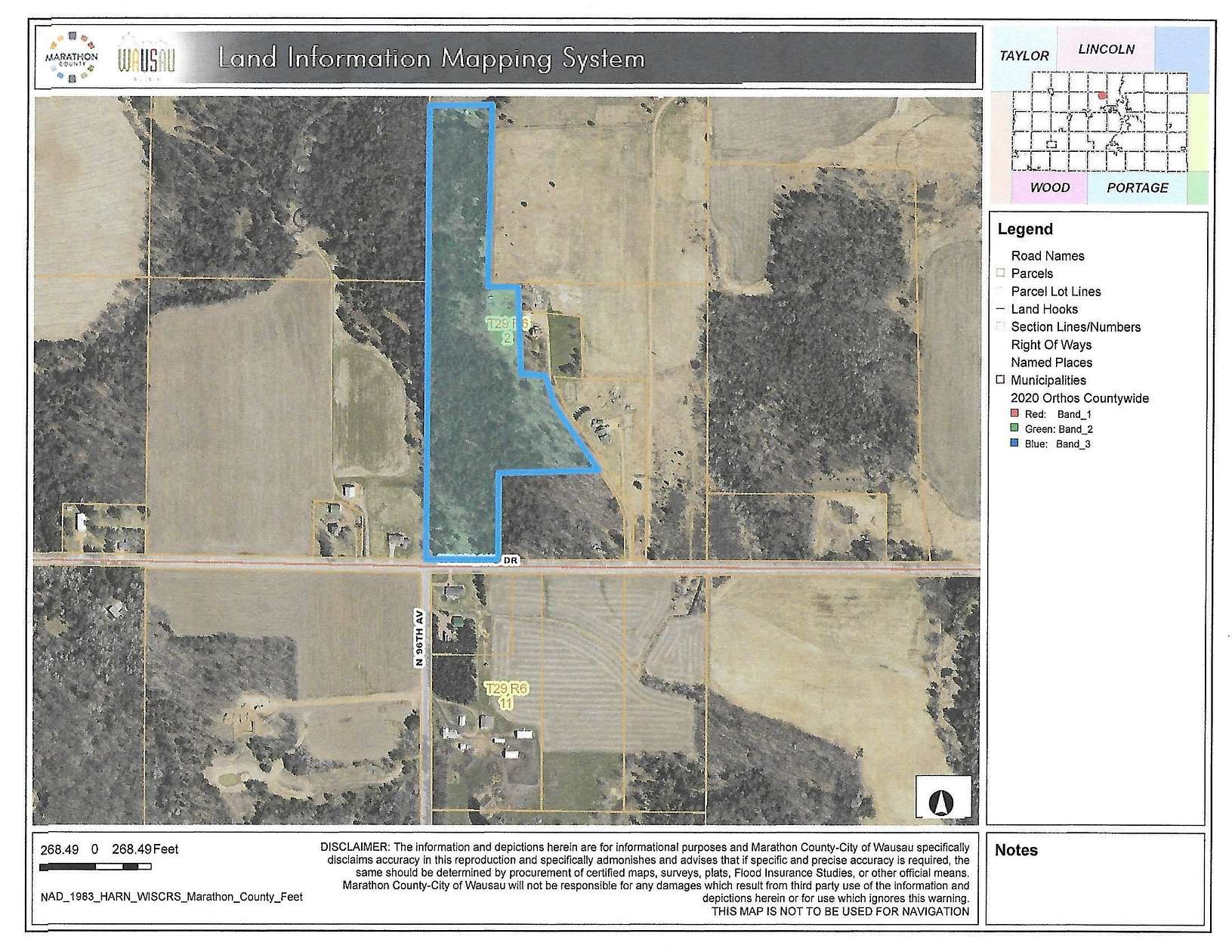 20.07 Acres of Recreational Land for Sale in Wausau, Wisconsin