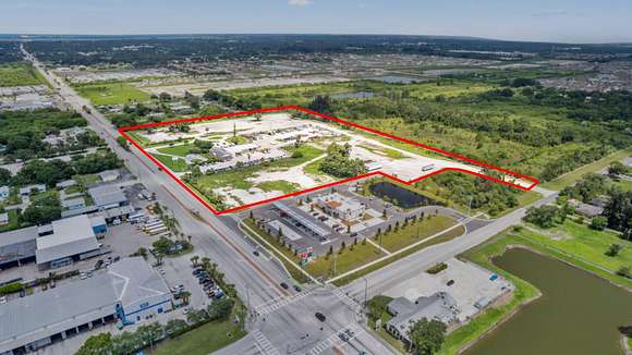 17.09 Acres of Improved Commercial Land for Lease in Fort Pierce, Florida