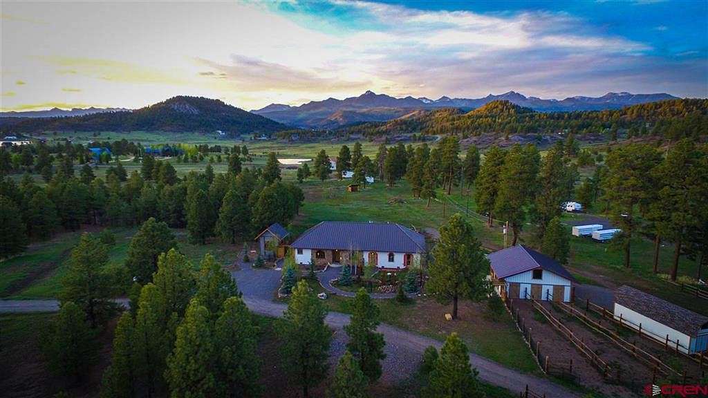 9.34 Acres of Land with Home for Sale in Pagosa Springs, Colorado