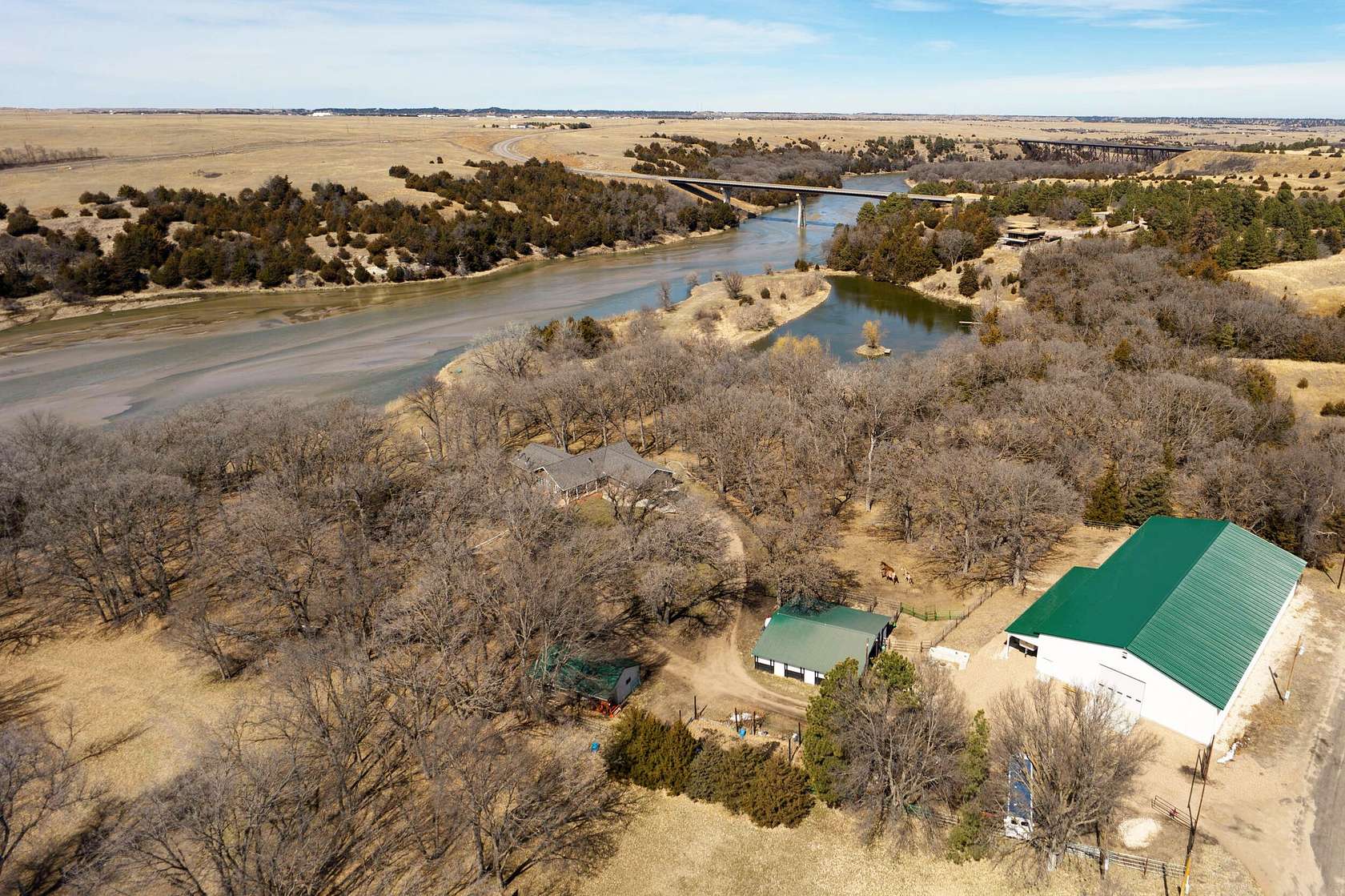 8.9 Acres of Land with Home for Sale in Valentine, Nebraska