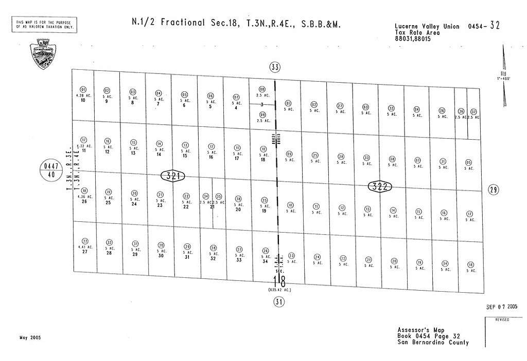 5 Acres of Land for Sale in Landers, California