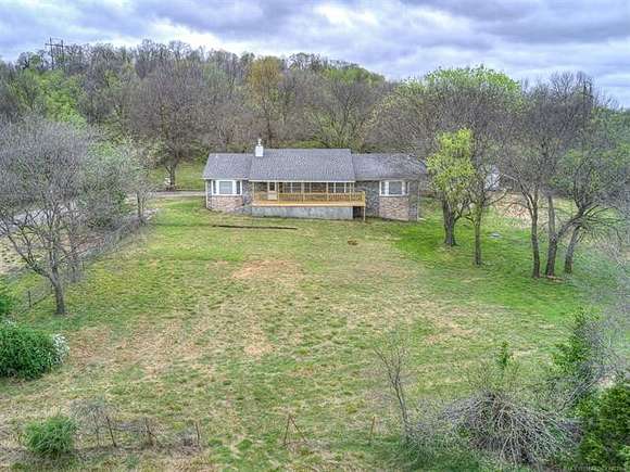 4.5 Acres of Residential Land with Home for Sale in Sperry, Oklahoma
