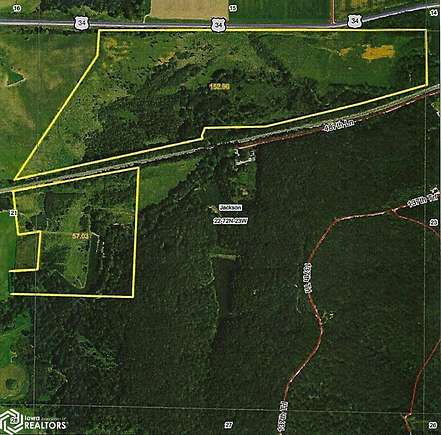 212 Acres of Recreational Land & Farm for Sale in Lucas, Iowa