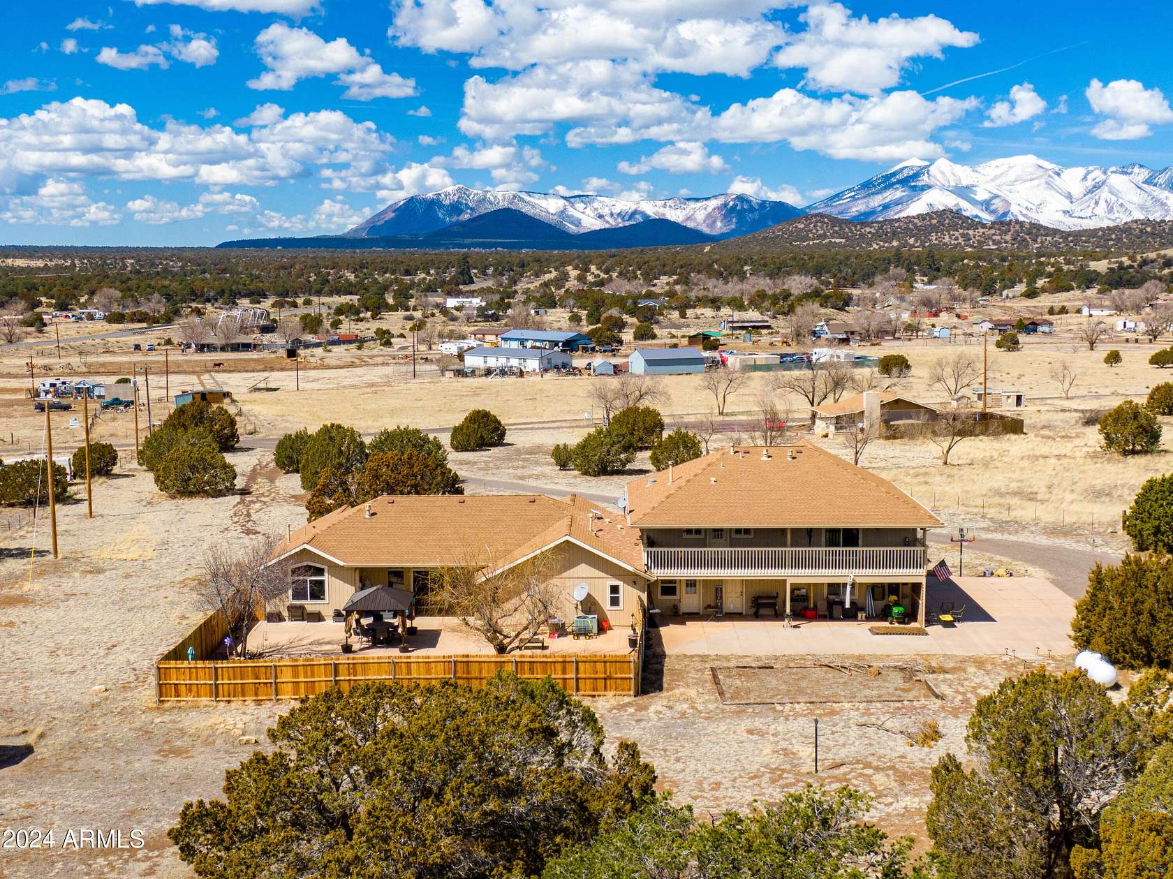 4 Acres of Residential Land with Home for Sale in Flagstaff, Arizona