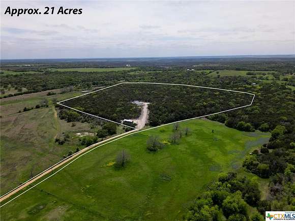 20.4 Acres of Land with Home for Sale in Gatesville, Texas