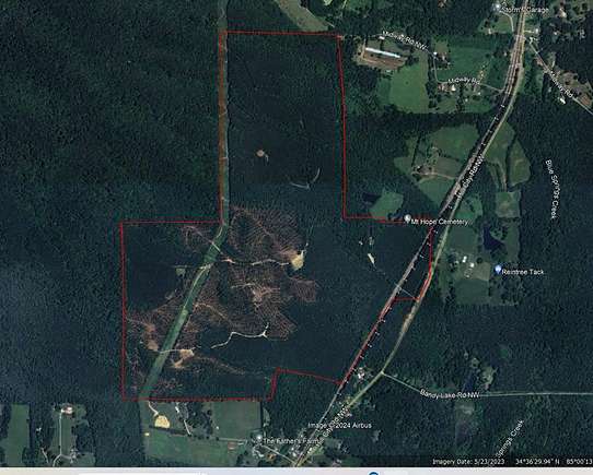 327 Acres of Land for Sale in Resaca, Georgia