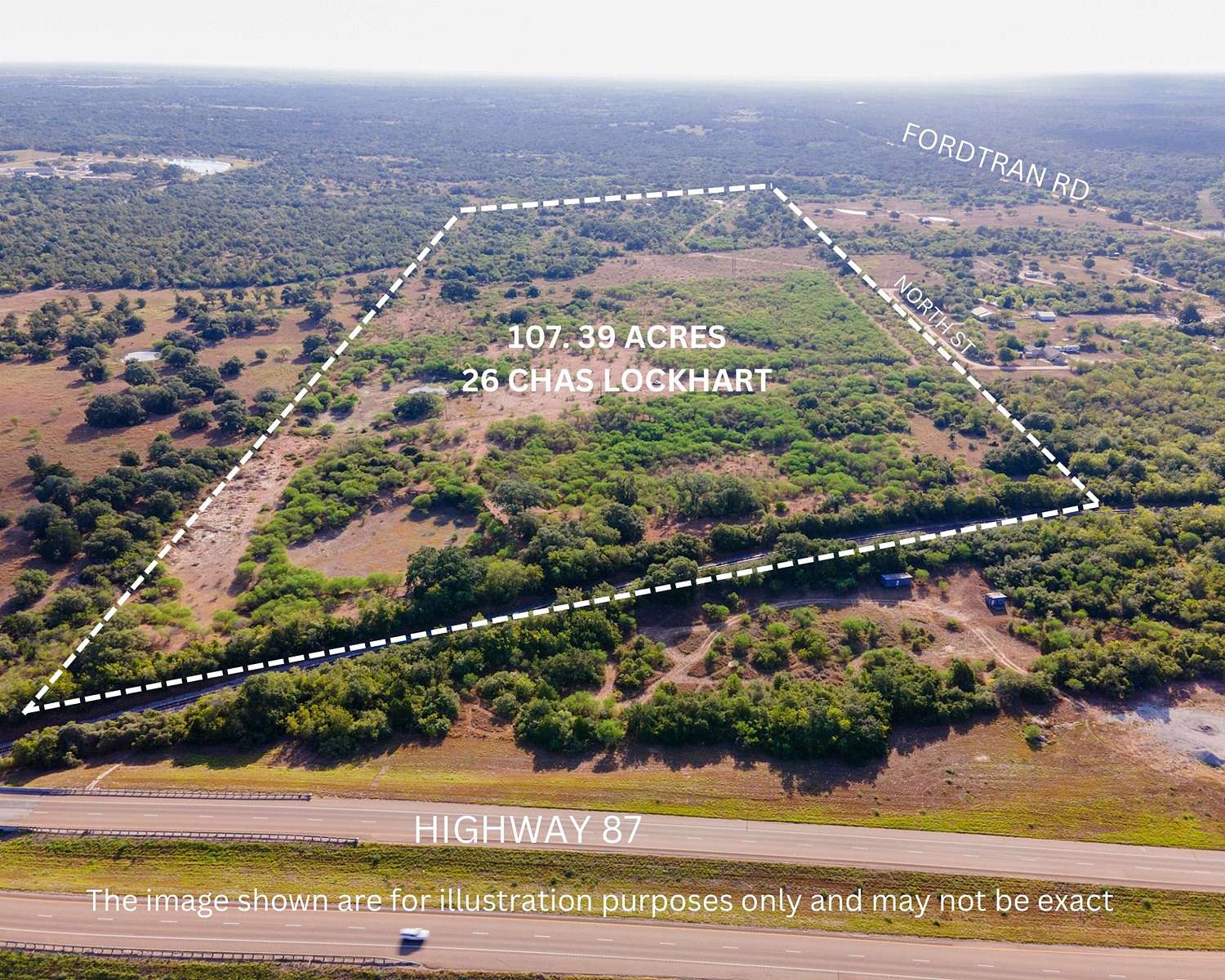 107.39 Acres of Agricultural Land for Sale in Thomaston, Texas