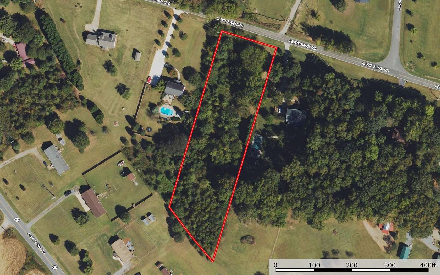 1.8 Acres of Residential Land for Auction in Kings Mountain, North Carolina