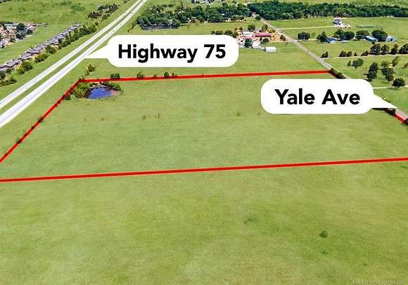 16.5 Acres of Commercial Land for Sale in Sperry, Oklahoma