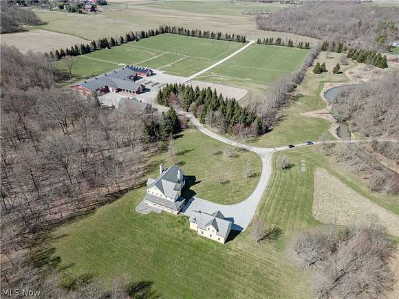 87.5 Acres of Agricultural Land with Home for Sale in Mantua, Ohio