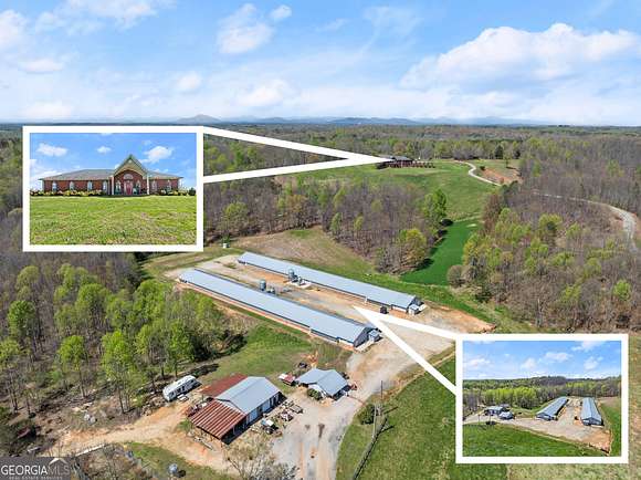 89.4 Acres of Land with Home for Sale in Lula, Georgia