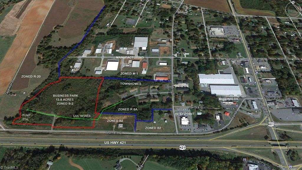 14 Acres of Land for Sale in Yadkinville, North Carolina