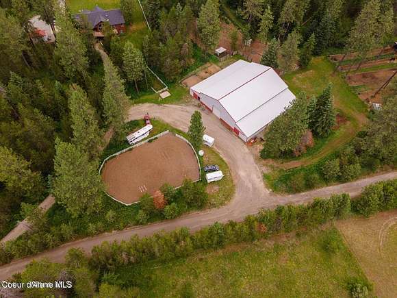 11.06 Acres of Land with Home for Sale in Rathdrum, Idaho