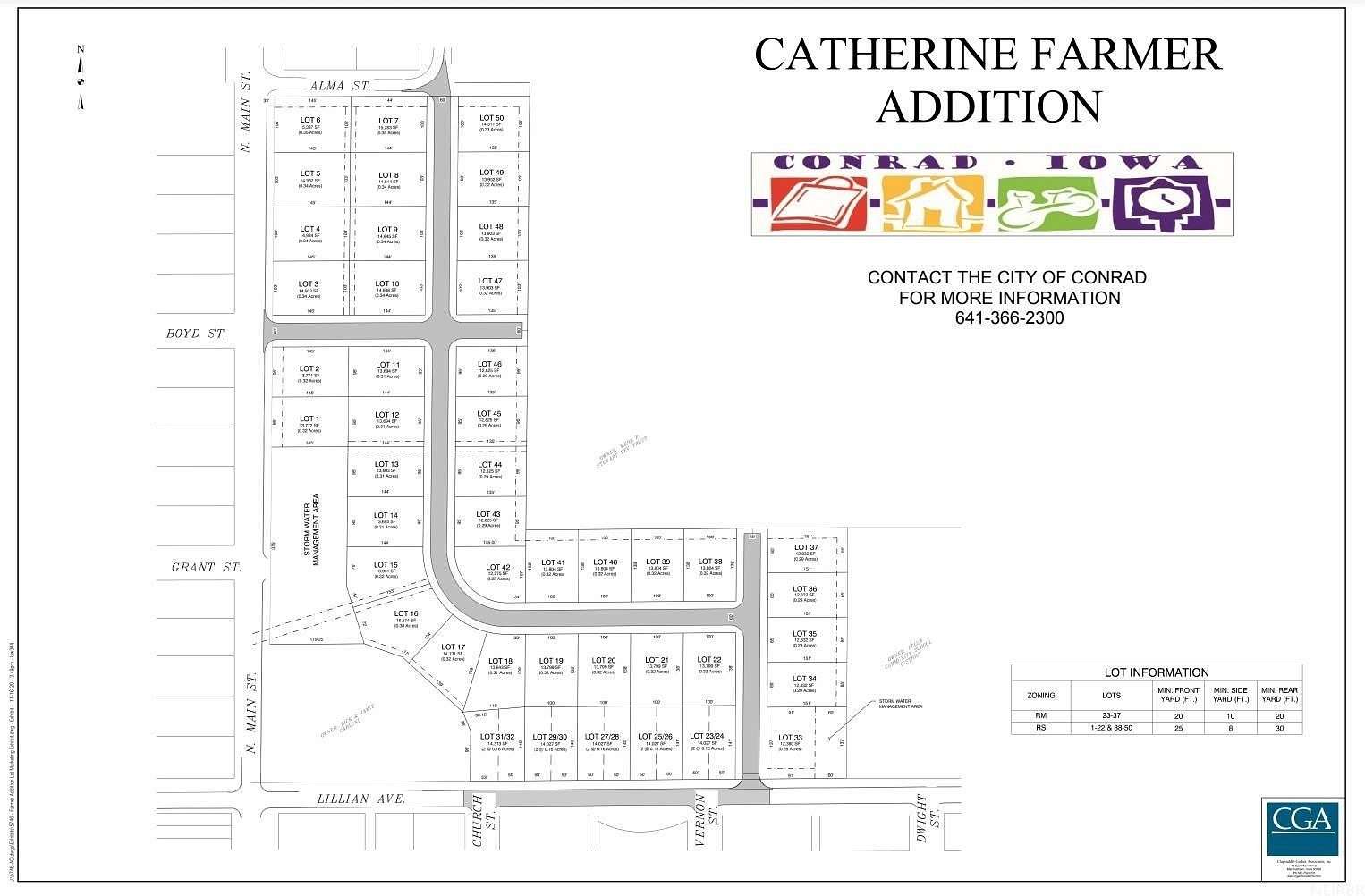 0.38 Acres of Residential Land for Sale in Conrad, Iowa