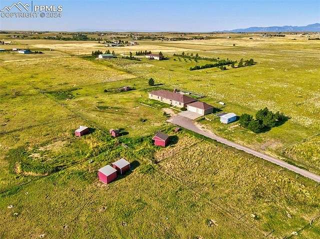 40 Acres of Agricultural Land with Home for Sale in Peyton, Colorado