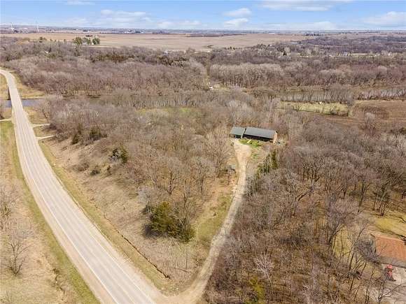 11.9 Acres of Recreational Land with Home for Sale in Perry, Iowa