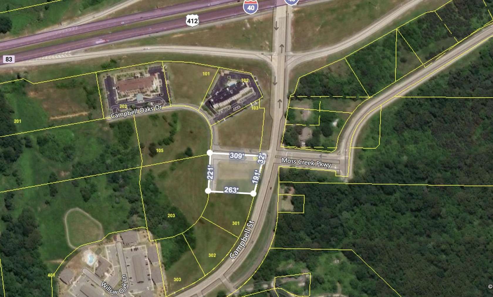 1.45 Acres of Commercial Land for Sale in Jackson, Tennessee