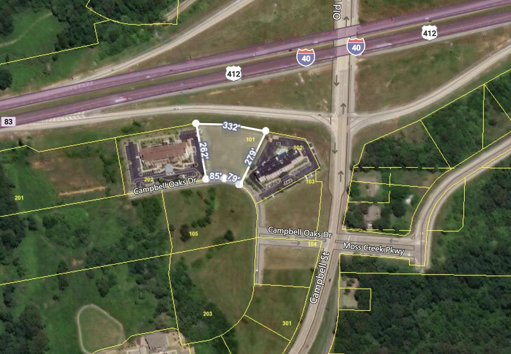 1.33 Acres of Commercial Land for Sale in Jackson, Tennessee