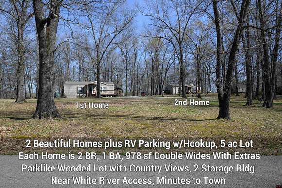 5.1 Acres of Residential Land with Home for Sale in Mountain Home, Arkansas