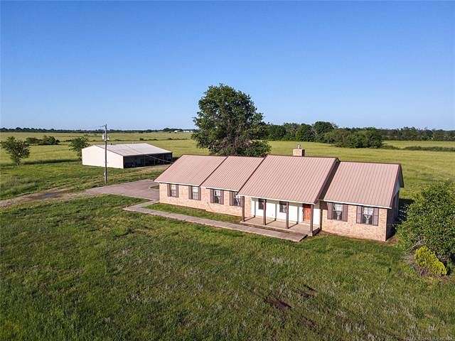 100 Acres of Land with Home for Sale in Checotah, Oklahoma